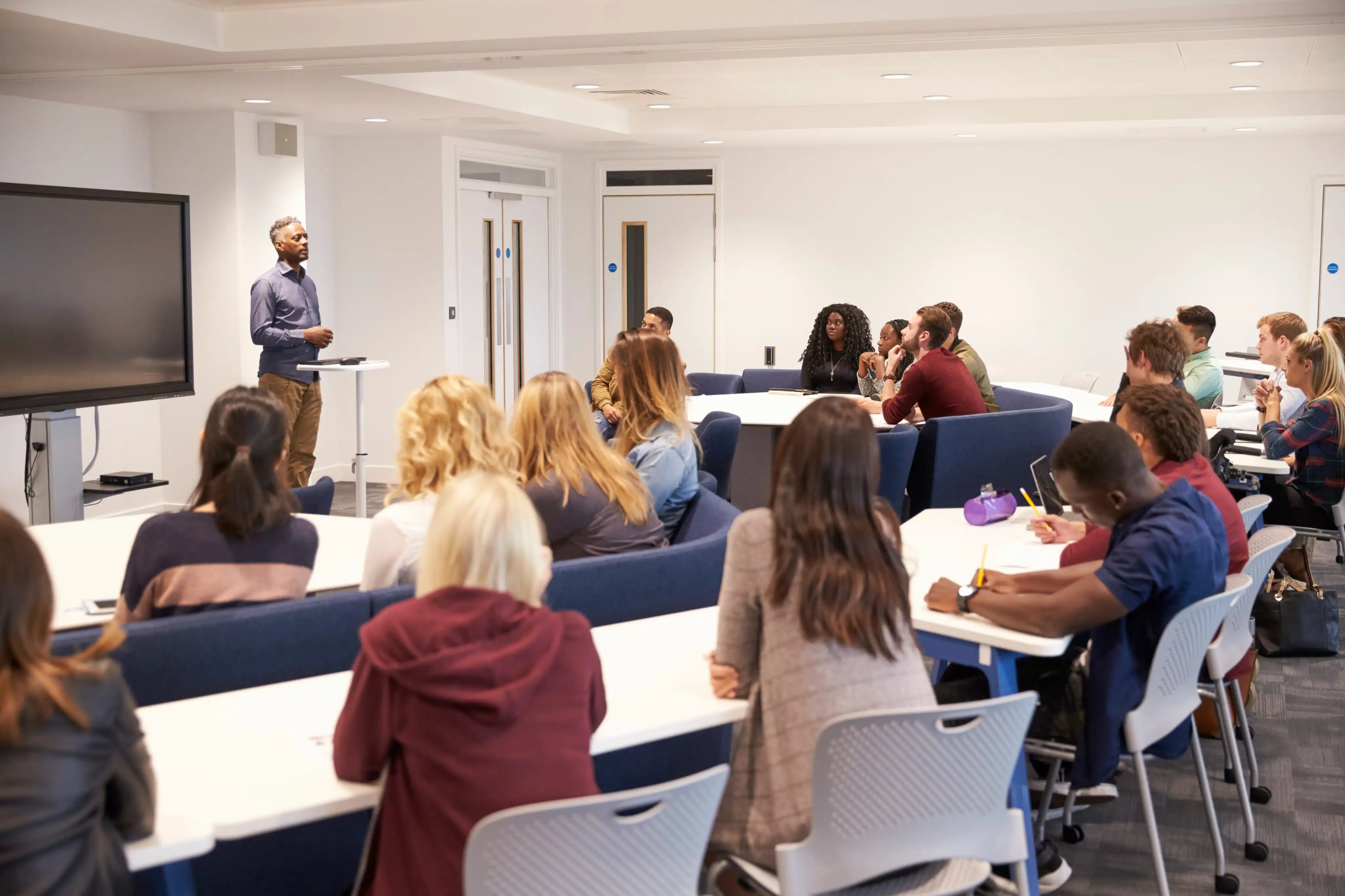 University seminar in session